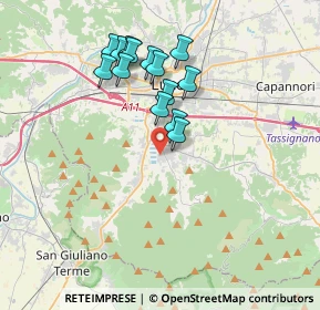 Mappa Via degli Stipeti, 55012 Capannori LU, Italia (3.30643)