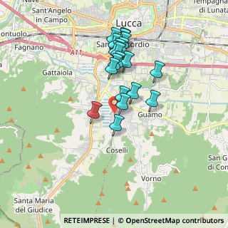 Mappa Via degli Stipeti, 55012 Capannori LU, Italia (1.6155)