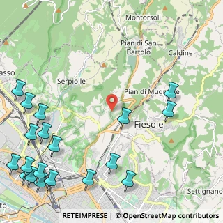 Mappa Via dello Spedaluzzo della Ruota, 50139 Firenze FI, Italia (3.42211)