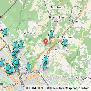 Mappa Via dello Spedaluzzo della Ruota, 50139 Firenze FI, Italia (3.2575)