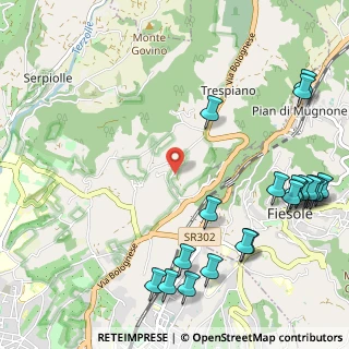Mappa Via dello Spedaluzzo della Ruota, 50139 Firenze FI, Italia (1.5085)