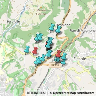 Mappa Via dello Spedaluzzo della Ruota, 50139 Firenze FI, Italia (0.55714)