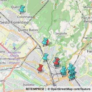 Mappa Via del Chiuso dei Pazzi, 50141 Firenze FI, Italia (2.91714)