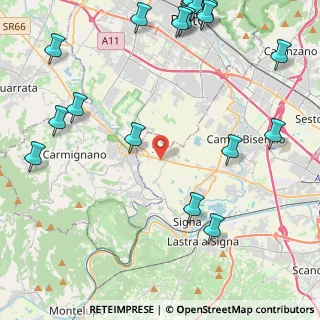 Mappa Piazza S. Angelo, 50058 Signa FI, Italia (6.607)