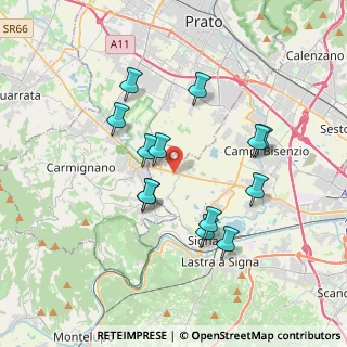 Mappa Piazza S. Angelo, 50058 Signa FI, Italia (3.45615)