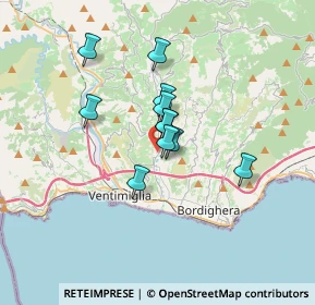 Mappa Corso Vittorio Emanuele, 18012 Bordighera IM, Italia (2.36)