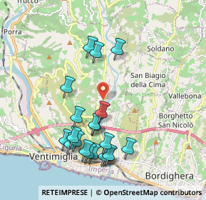 Mappa Corso Vittorio Emanuele, 18012 Bordighera IM, Italia (2.073)