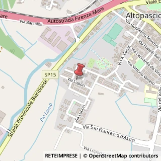 Mappa Via Lupori, 26, 55011 Altopascio, Lucca (Toscana)