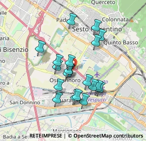 Mappa Via Amedeo Avogadro, 50019 Sesto Fiorentino FI, Italia (1.539)