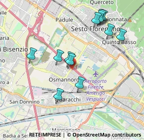 Mappa Via Amedeo Avogadro, 50019 Sesto Fiorentino FI, Italia (1.985)