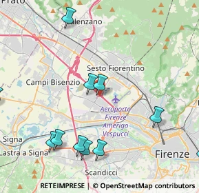 Mappa Via Amedeo Avogadro, 50019 Firenze FI, Italia (5.28273)