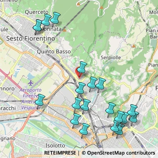 Mappa Via del Sodo, 50141 Firenze FI, Italia (2.7415)