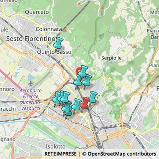 Mappa Via del Sodo, 50141 Firenze FI, Italia (1.60417)