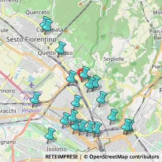 Mappa Via del Sodo, 50141 Firenze FI, Italia (2.452)