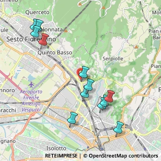 Mappa Via del Sodo, 50141 Firenze FI, Italia (2.3225)