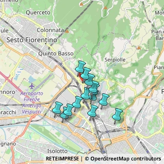 Mappa Via del Sodo, 50141 Firenze FI, Italia (1.50714)
