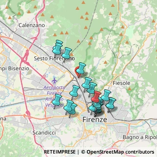 Mappa Via del Sodo, 50141 Firenze FI, Italia (3.751)