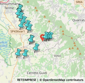 Mappa 51035 Lamporecchio PT, Italia (3.92188)