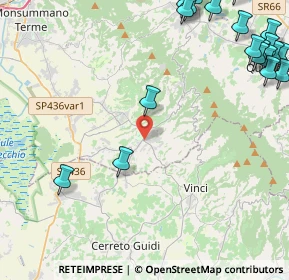 Mappa 51035 Lamporecchio PT, Italia (6.8335)