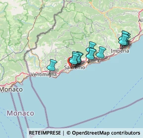 Mappa Strada Privata Vallarino, 18038 Sanremo IM, Italia (12.34857)