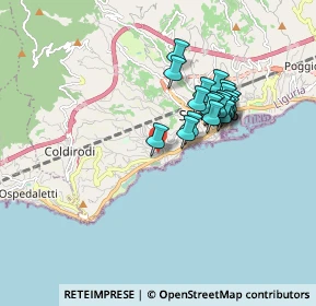 Mappa Strada Privata Vallarino, 18038 Sanremo IM, Italia (1.4485)