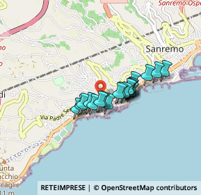 Mappa Strada Privata Vallarino, 18038 Sanremo IM, Italia (0.5605)