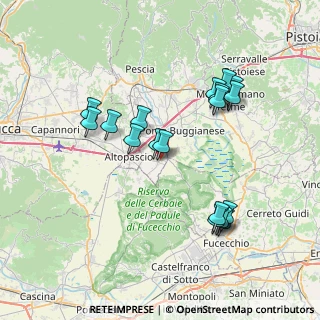 Mappa Via del Belvedere, 55011 Altopascio LU, Italia (7.49722)