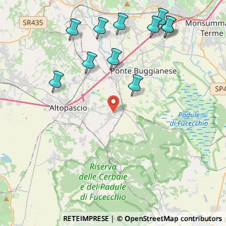 Mappa Via del Belvedere, 55011 Altopascio LU, Italia (5.46)