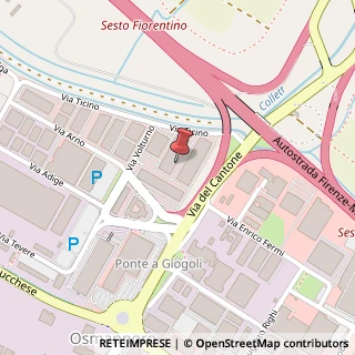 Mappa Via Volturno, 73, 50019 Sesto Fiorentino, Firenze (Toscana)