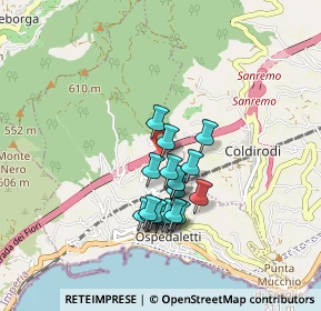 Mappa Strada Poggi Terrine, 18014 Ospedaletti IM, Italia (0.7265)