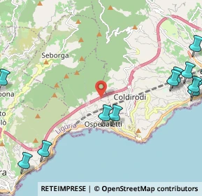 Mappa Strada Poggi Terrine, 18014 Ospedaletti IM, Italia (3.754)