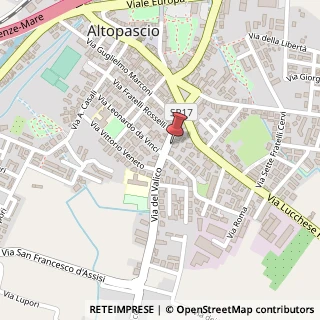 Mappa Via del Valico, 13, 55011 Altopascio, Lucca (Toscana)
