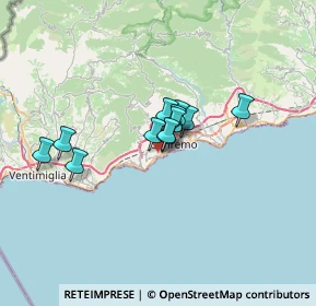 Mappa Strada Alla Colla, 18038 Sanremo IM, Italia (4.34333)