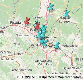 Mappa Lucchese Sn, 50019 Sesto Fiorentino FI, Italia (9.69)