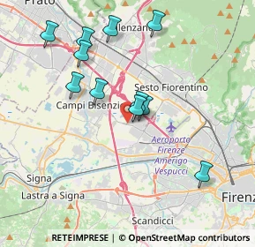 Mappa Lucchese Sn, 50019 Sesto Fiorentino FI, Italia (3.74818)
