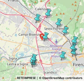 Mappa Lucchese Sn, 50019 Sesto Fiorentino FI, Italia (4.61083)