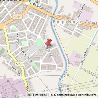 Mappa Via giotto 4, 59016 Poggio a Caiano, Prato (Toscana)