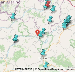 Mappa Piazza Martiri, 61020 Montecalvo In Foglia PU, Italia (10.757)