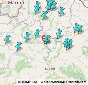 Mappa Piazza Martiri, 61020 Montecalvo In Foglia PU, Italia (9.03)