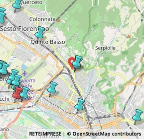 Mappa Via Enrico Baroni, 50141 Firenze FI, Italia (3.3645)