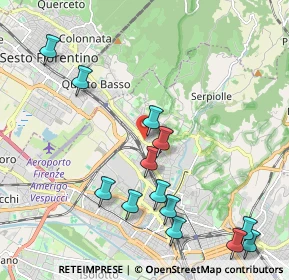 Mappa Via Enrico Baroni, 50141 Firenze FI, Italia (2.45077)