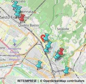 Mappa Via Enrico Baroni, 50141 Firenze FI, Italia (2.45462)