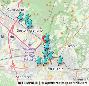 Mappa Via Enrico Baroni, 50141 Firenze FI, Italia (3.58)