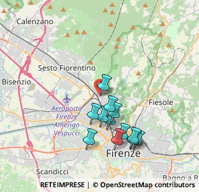 Mappa Via Enrico Baroni, 50141 Firenze FI, Italia (3.40333)