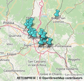Mappa Via Enrico Baroni, 50141 Firenze FI, Italia (8.31471)