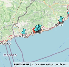 Mappa Via G. B. Panizzi, 18038 Sanremo IM, Italia (27.6)