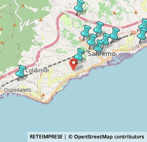 Mappa Via G. B. Panizzi, 18038 Sanremo IM, Italia (2.33818)
