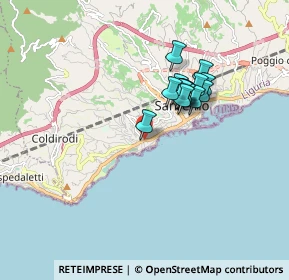 Mappa Via Marinella, 18038 Sanremo IM, Italia (1.35)