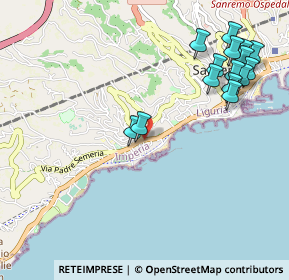 Mappa Via Marinella, 18038 Sanremo IM, Italia (1.246)