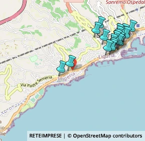 Mappa Via Marinella, 18038 Sanremo IM, Italia (1.223)